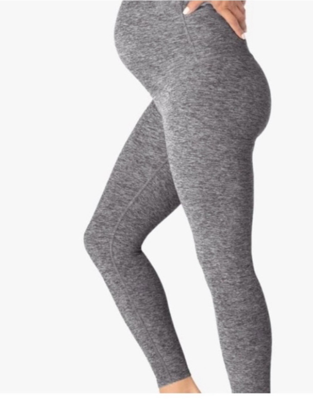 Beyond Yoga Gray Maternity Leggings (Size XS)
